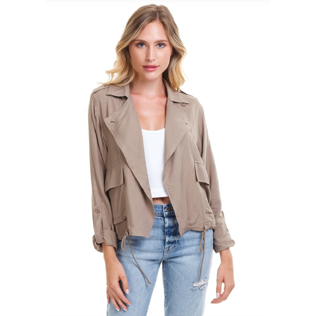 Always + Forever Drawstring Jacket